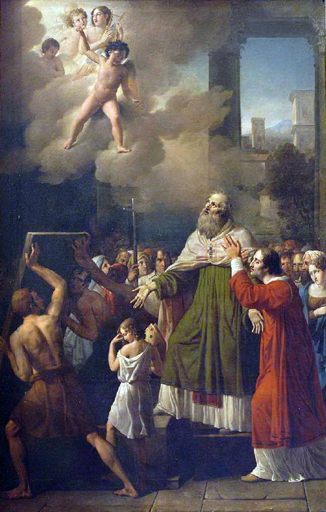 San Severo scende al sepolcro della moglie